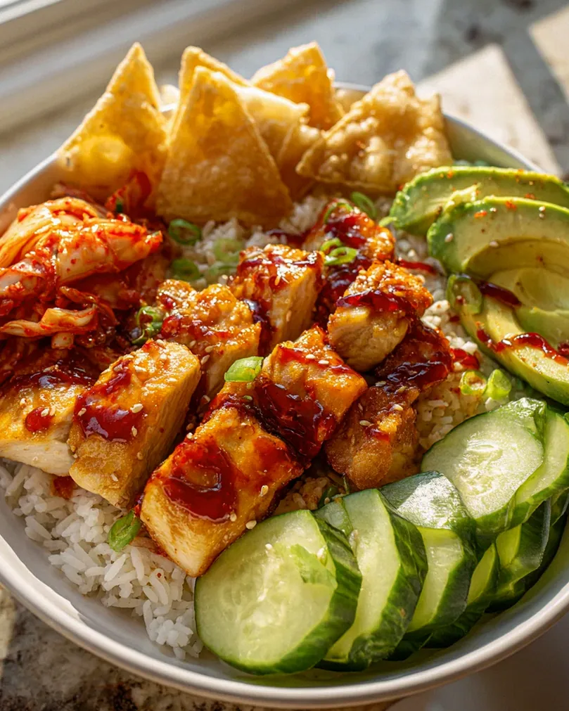 Würzige Honig-Hähnchen-Bowls mit köstlicher Yum Yum Soße – Schritt 2