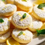 Zitronen Osterkekse mit Puderzucker – Frisch und lecker!