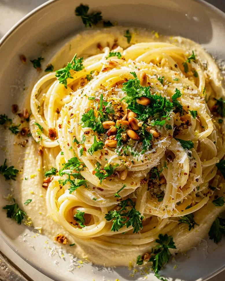 Zitronige Hummus Pasta: Gesund, vegan & super einfach zubereitet! – Schritt 2