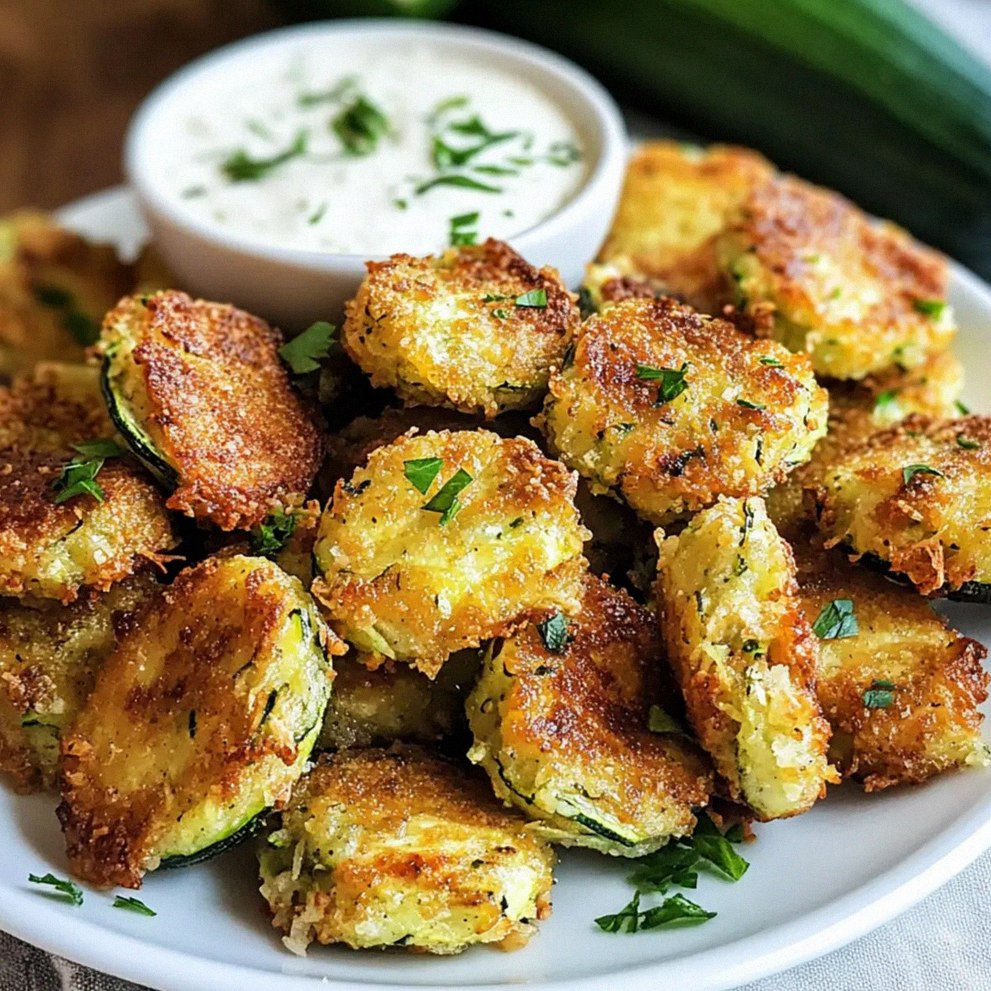 Zucchini Knoblauch Bissen für den perfekten Snack
